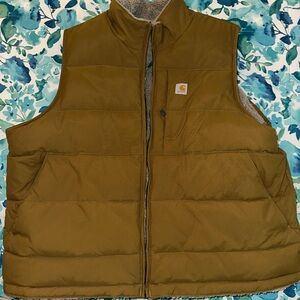 Carhartt Tan Quilted Vest